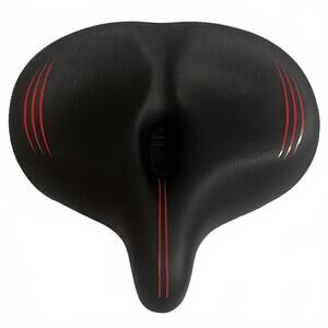 Oversized Stationary Bike Seat Extra Wide Comfort Seat Cushion Saddle (13” 12”)